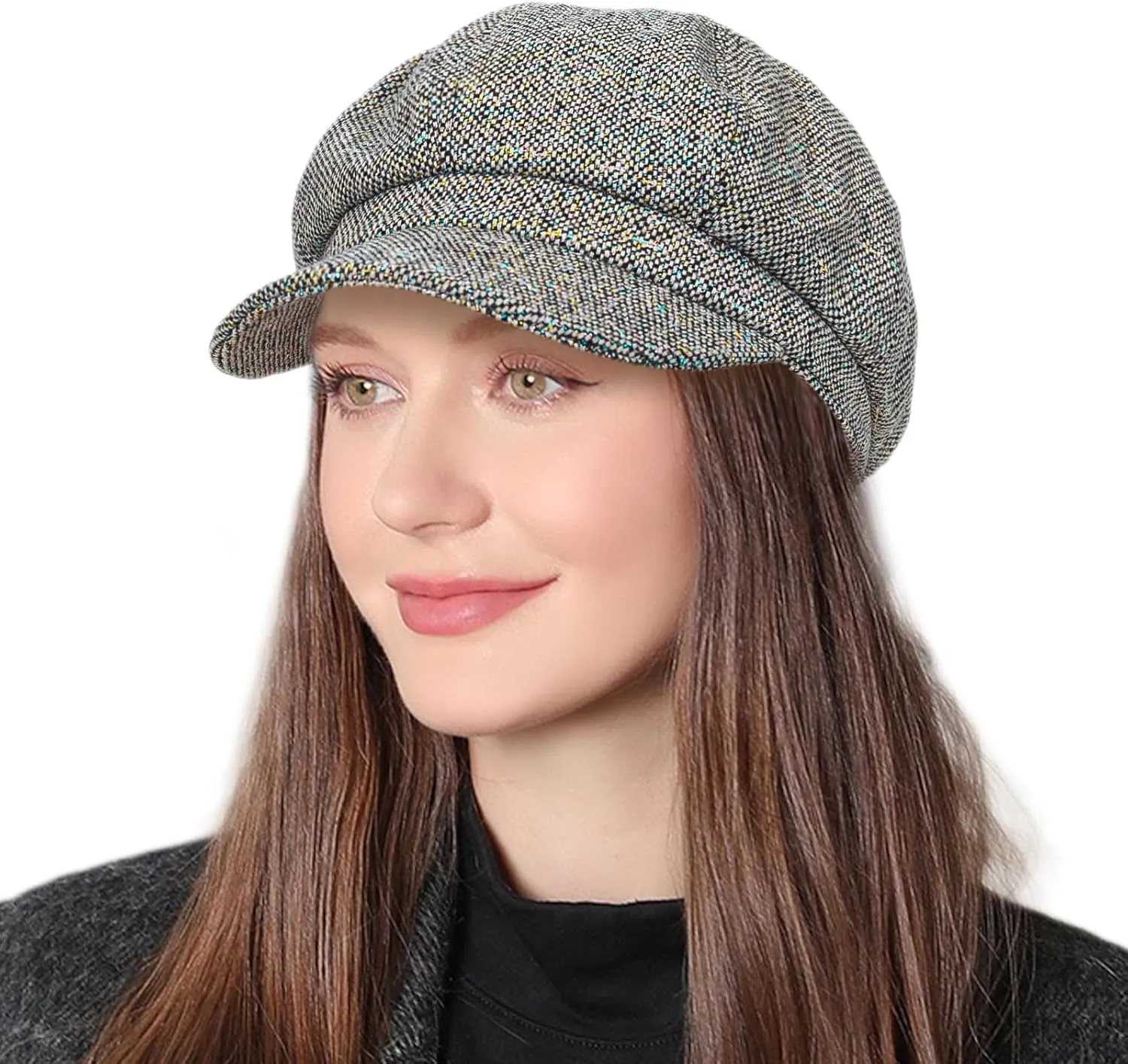 Womens Newsboy Caps Cabbie Gatsby Hat Visor Beret Hat Fashion Ladies Pageboy Caps for Womens Hat