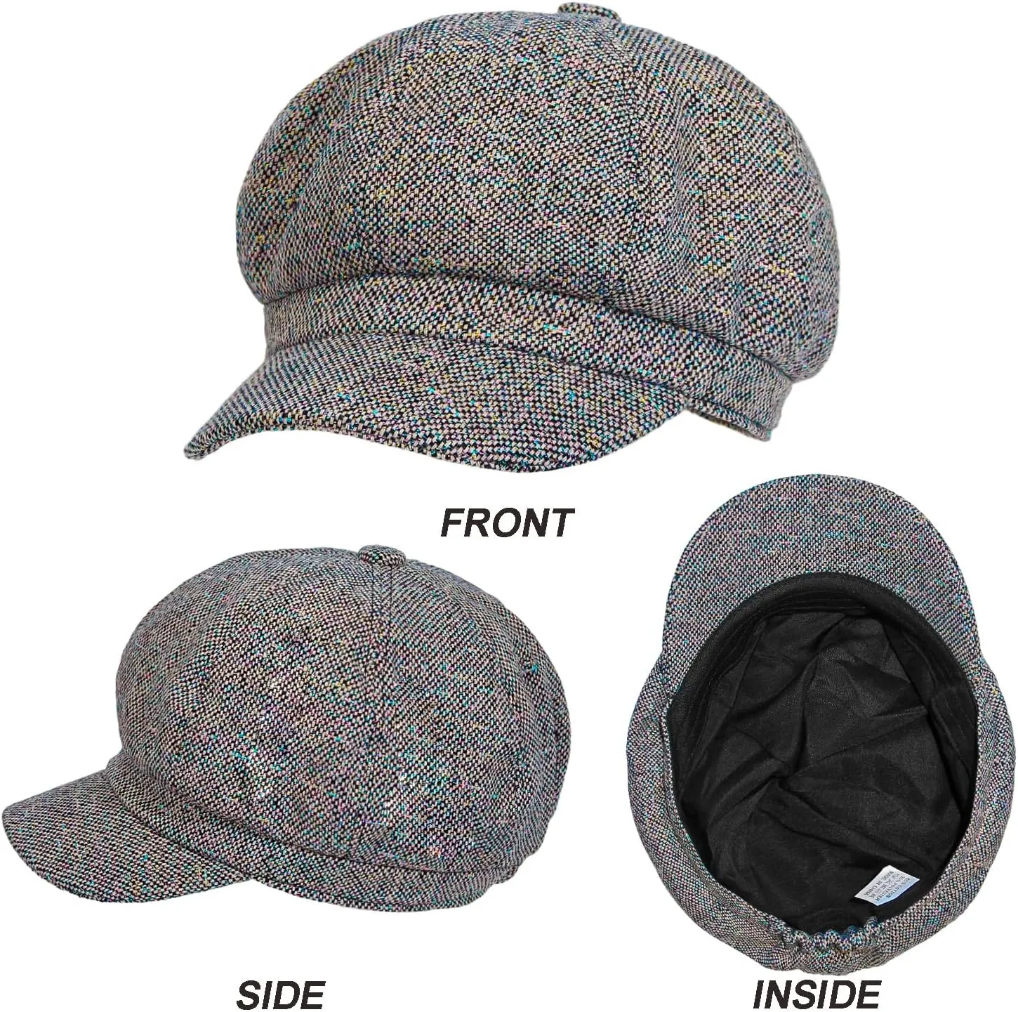 Womens Newsboy Caps Cabbie Gatsby Hat Visor Beret Hat Fashion Ladies Pageboy Caps for Womens Hat