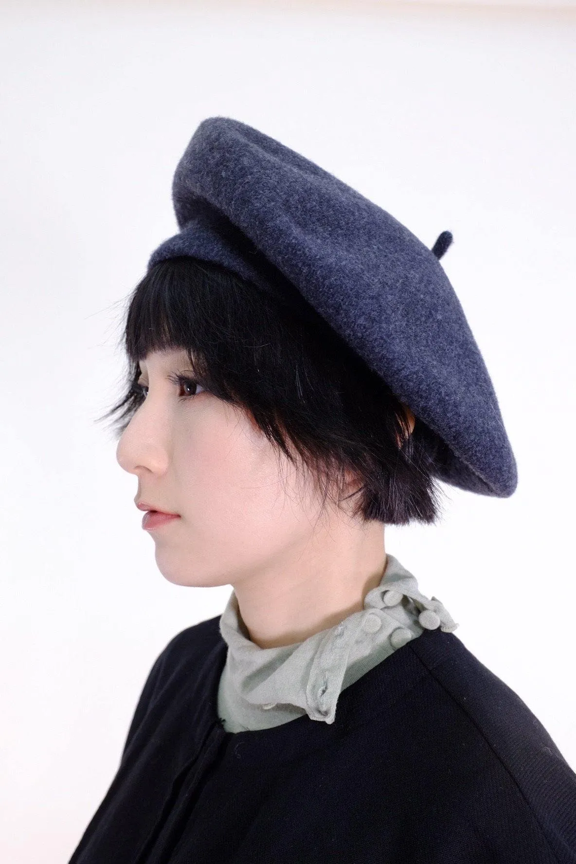 Woollen Classical Beret XL